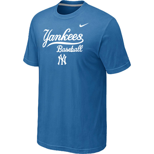 Nike MLB New York Yankees 2014 Home Practice T-Shirt Lt.Blue