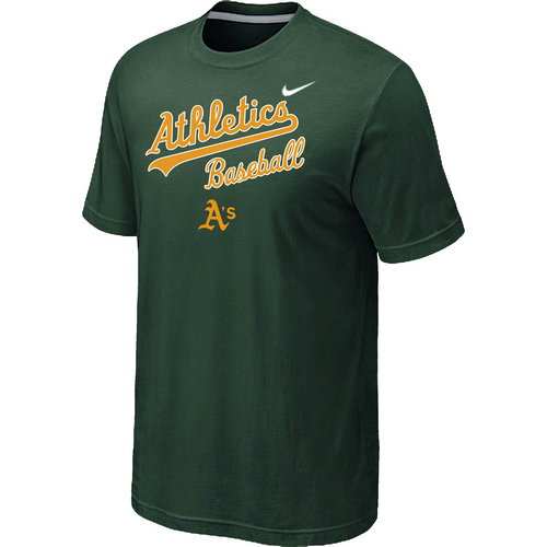 Nike MLB Oakland Athletics 2014 Home Practice T-Shirt D.Green