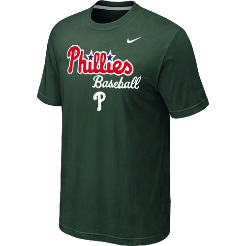 Nike MLB Philadelphia Phillies 2014 Home Practice T-Shirt D.Green