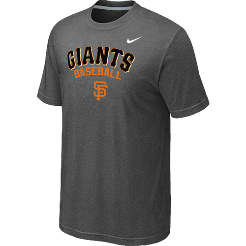 Nike MLB San Francisco Giants 2014 Home Practice T-Shirt D.Grey
