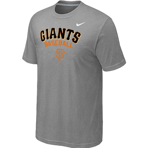 Nike MLB San Francisco Giants 2014 Home Practice T-Shirt Lt.Grey