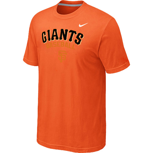 Nike MLB San Francisco Giants 2014 Home Practice T-Shirt Orange