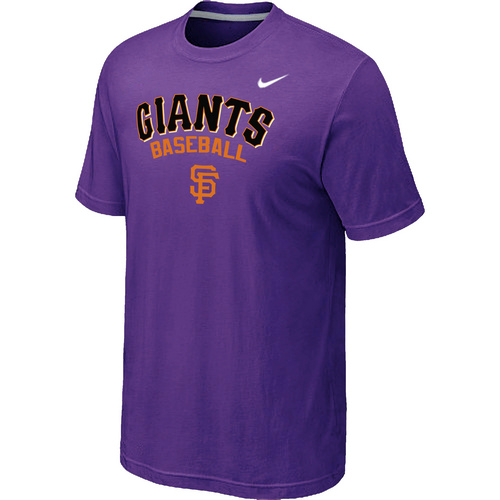 Nike MLB San Francisco Giants 2014 Home Practice T-Shirt Purple