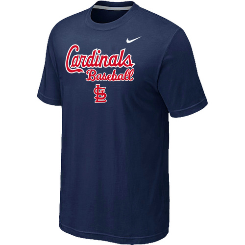Nike MLB St.Louis Cardinals 2014 Home Practice T-Shirt D.Blue