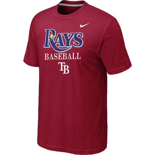 Nike MLB Tampa Bay Rays 2014 Home Practice T-Shirt Red Nike MLB Tampa Bay Rays 2014 Home Practice T-Shirt Red