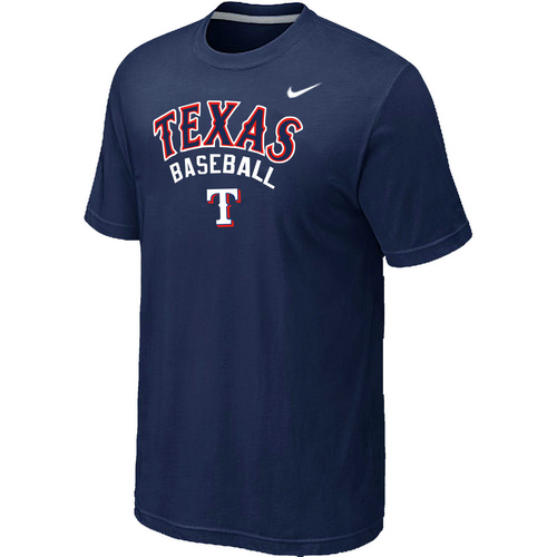 Nike MLB Texas Rangers 2014 Home Practice T-Shirt D.Blue