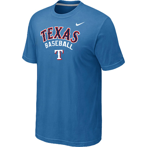 Nike MLB Texas Rangers 2014 Home Practice T-Shirt Lt.Blue