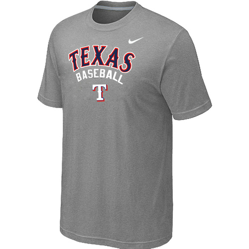 Nike MLB Texas Rangers 2014 Home Practice T-Shirt Lt.Grey