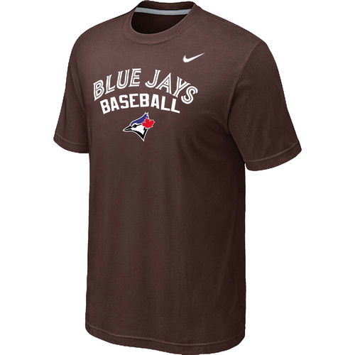 Nike MLB Toronto Blue Jays 2014 Home Practice T-Shirt Brown