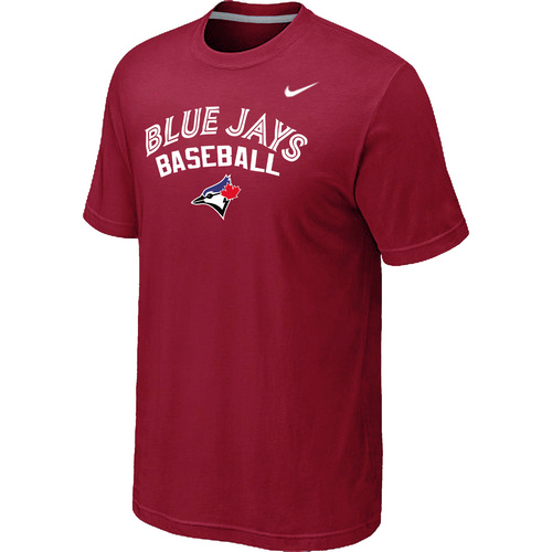 Nike MLB Toronto Blue Jays 2014 Home Practice T-Shirt Red - Click Image to Close