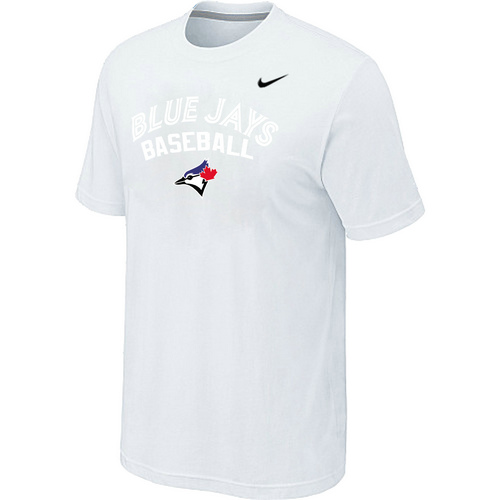 Nike MLB Toronto Blue Jays 2014 Home Practice T-Shirt White - Click Image to Close