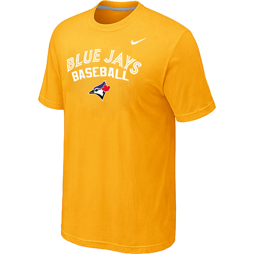 Nike MLB Toronto Blue Jays 2014 Home Practice T-Shirt Yellow