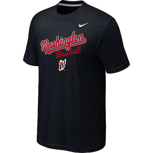 Nike MLB Washington Nationals 2014 Home Practice T-Shirt Black