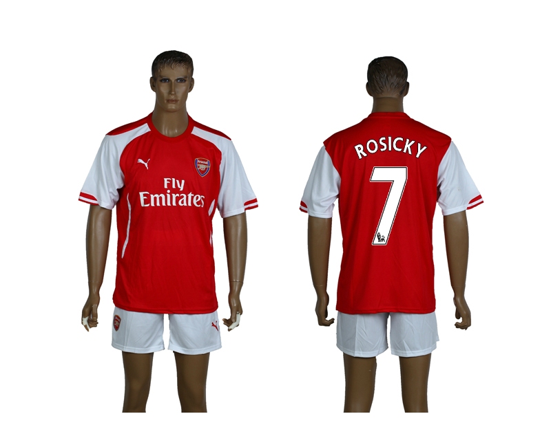 2014-15 Arsenal 7 Rosicky Home Jerseys 2014-15 Arsenal 7 Rosicky Home Jerseys