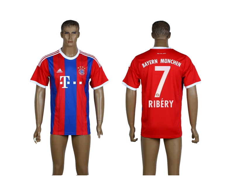 2014-15 Bayern Munchen 7 Ribery Home Thailand Jerseys