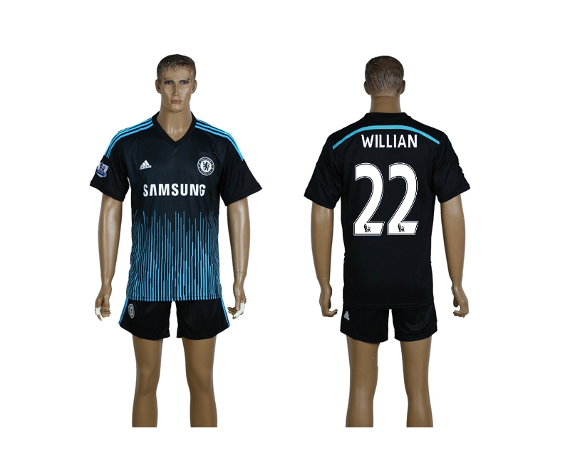 2014-15 Chelsea 22 Willian Away Jerseys