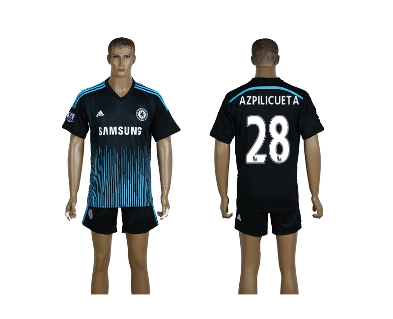 2014-15 Chelsea 28 Azpilicueta Away Jerseys