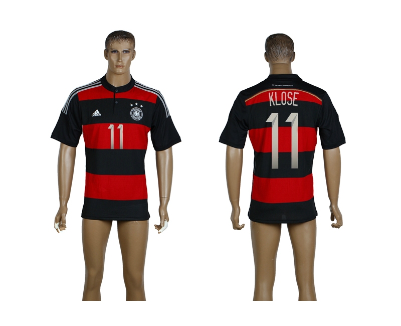 Germany 11 Klose 2014 World Cup Away Thailand Jerseys