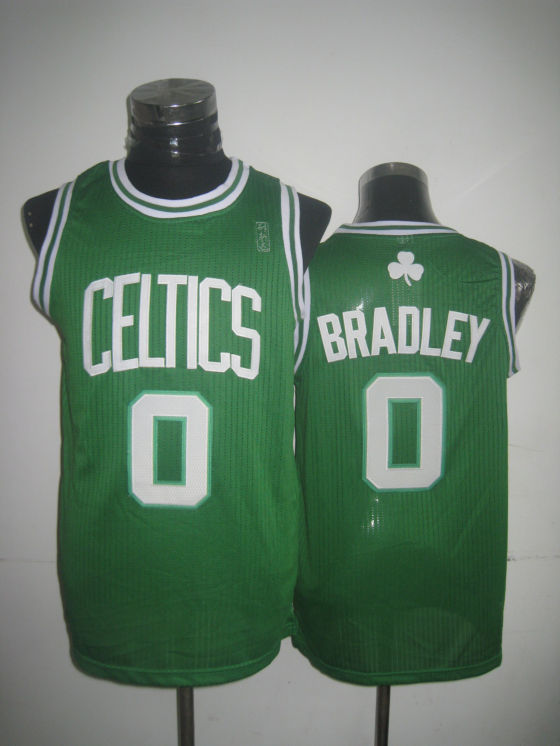 Celtics 0 Bradley Green New Revolution 30 White Lettering Jerseys