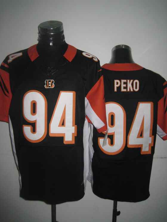 Nike Bengals 94 Peko Black Elite Jerseys
