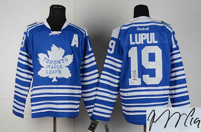 Maple Leafs 19 Lupul Blue Signature Edition Jerseys