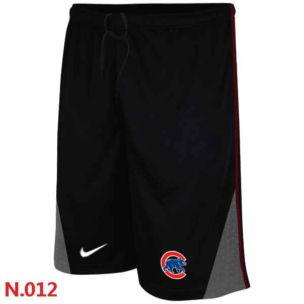 Nike Chicago Cubs Performance Training Shorts Black - Click Image to Close