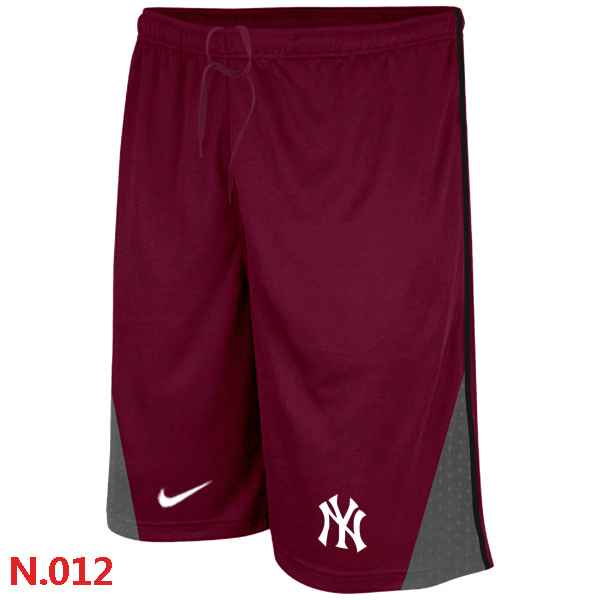 Nike New York Yankees Performance Training Shorts Red - Click Image to Close