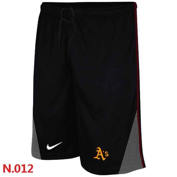 Nike Oakland Athletics Performance Training Shorts Black01