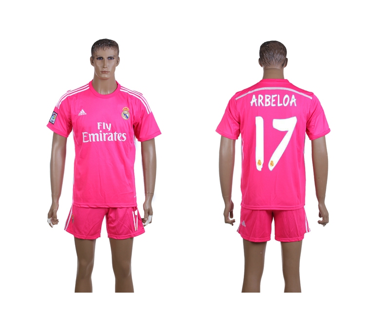 2014-15 Real Madrid 17 Arbeloa Away Jerseys