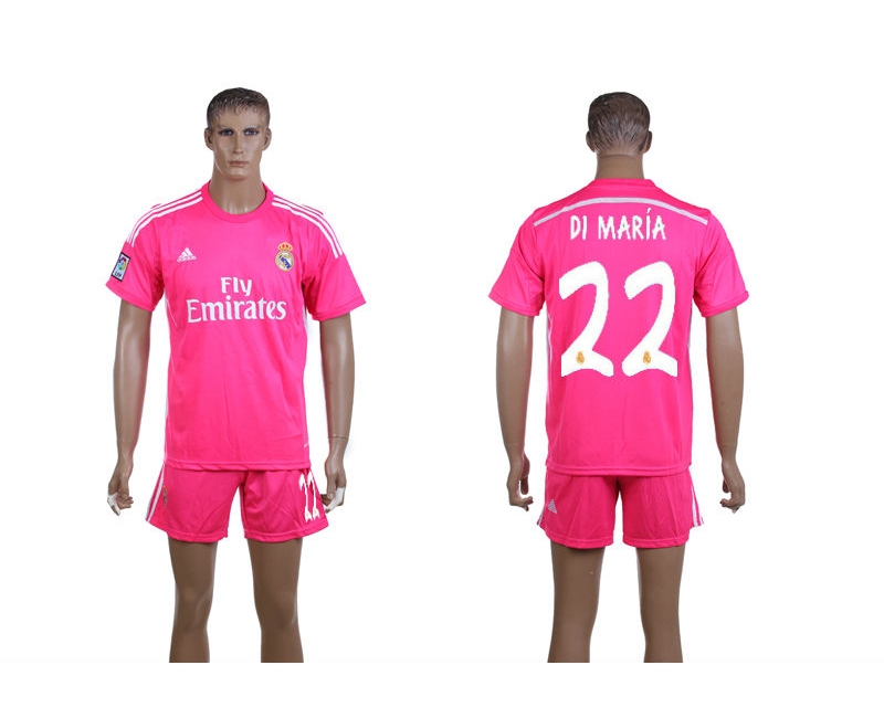 2014-15 Real Madrid 22 Di Maria Away Jerseys