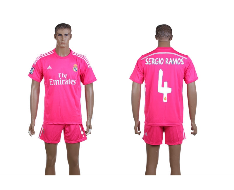 2014-15 Real Madrid 4 Sergio Ramos Away Jerseys