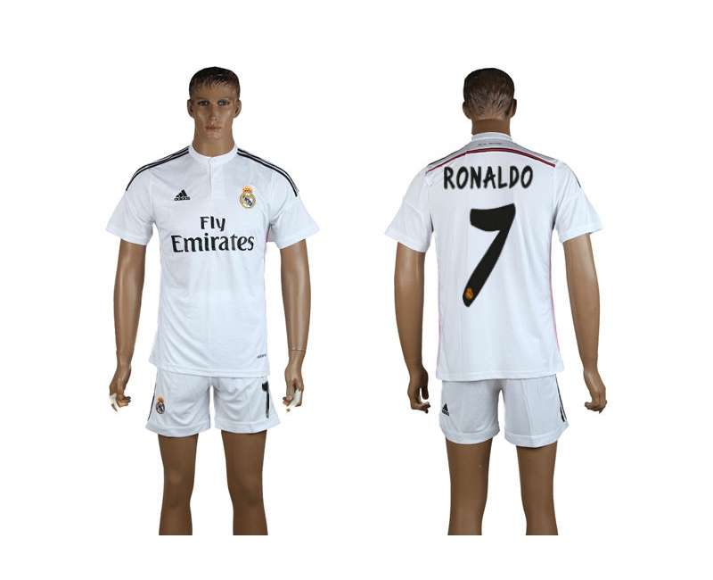 2014-15 Real Madrid 7 Ronaldo Home Jerseys
