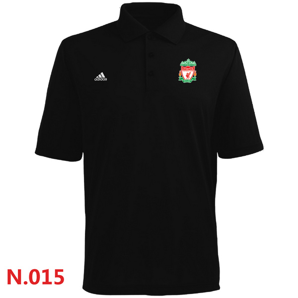 Adidas Liverpool FC Textured Solid Performance Polo Black - Click Image to Close