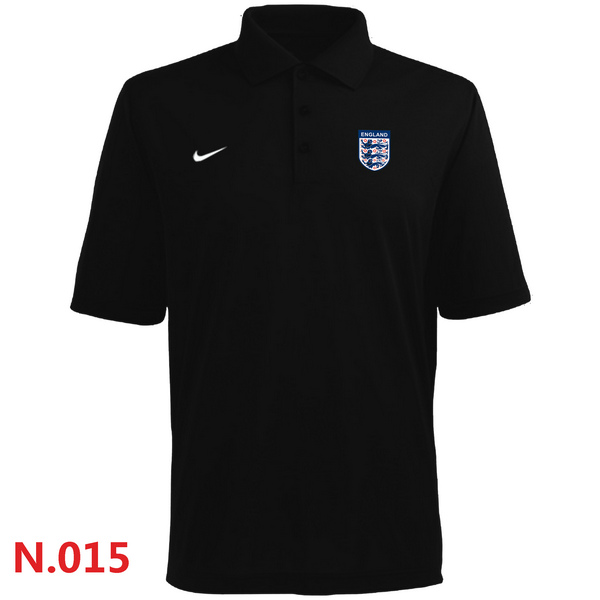 Nike England 2014 World Soccer Authentic Polo Black - Click Image to Close