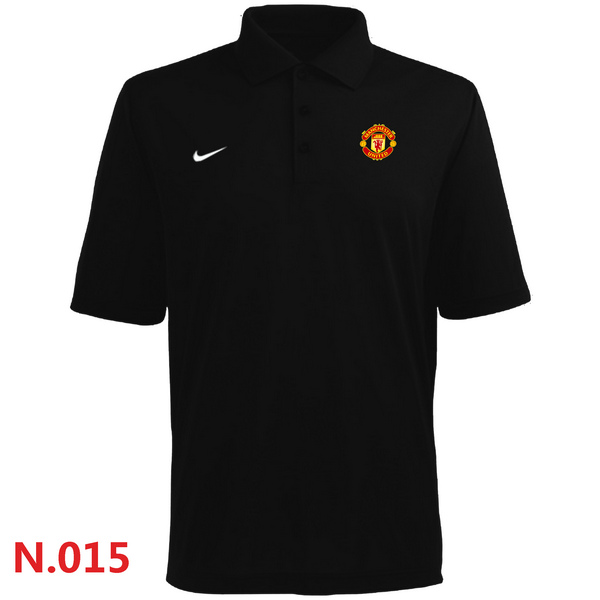 Nike Manchester United FC Textured Solid Performance Polo Black