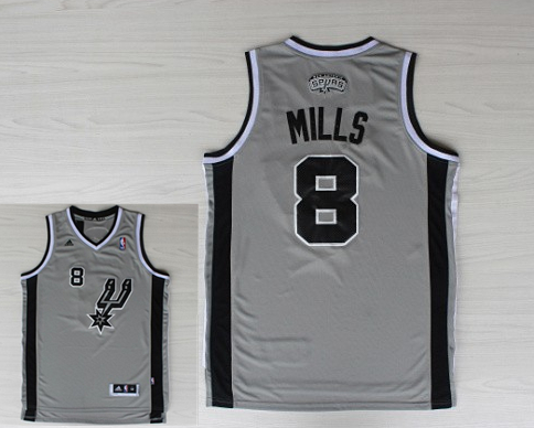 Spurs 8 Mills Grey New Revolution 30 Jerseys