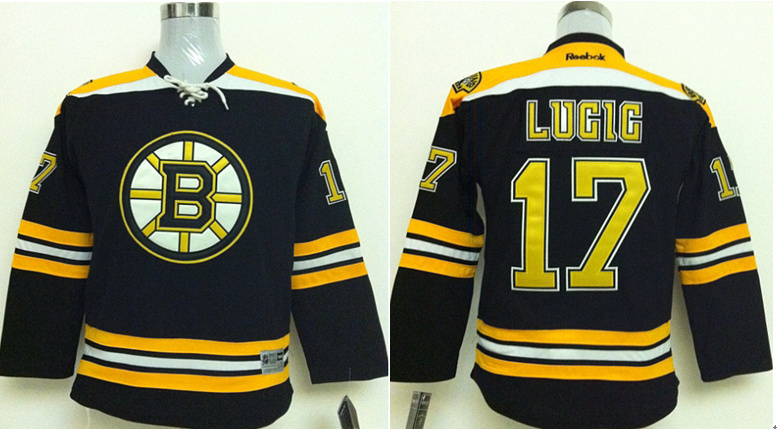 Bruins 17 Lucic Black Youth Jersey - Click Image to Close
