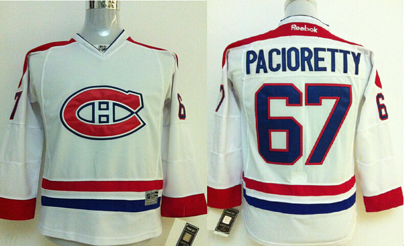 Canadiens 67 Pacioretty White Youth Jersey