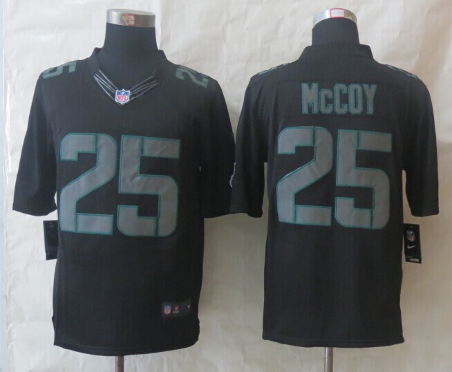 Nike Eagles 25 McCoy Impact Limited Black Jerseys Nike Eagles 25 McCoy Impact Limited Black Jerseys