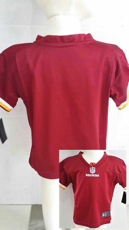 Nike Redskins Blank Red Toddler Game Jerseys