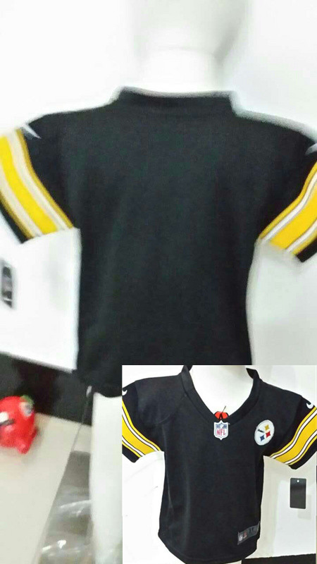 Nike Steelers Blank Black Toddler Game Jerseys