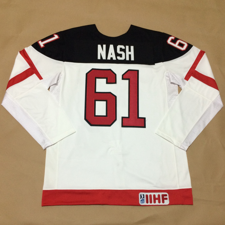 Canada 61 Nash White 100th Celebration Jerseys