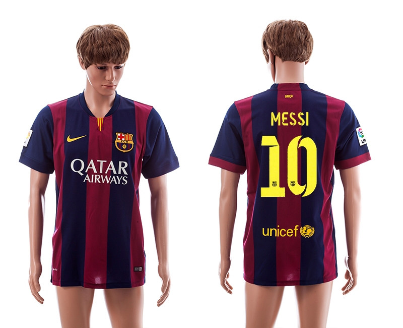 2014-15 Barcelona 10 Messi Home Thailand Jerseys