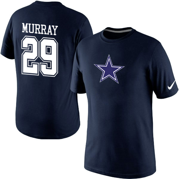 Nike Cowboys 29 Murray Blue Fashion T Shirt2