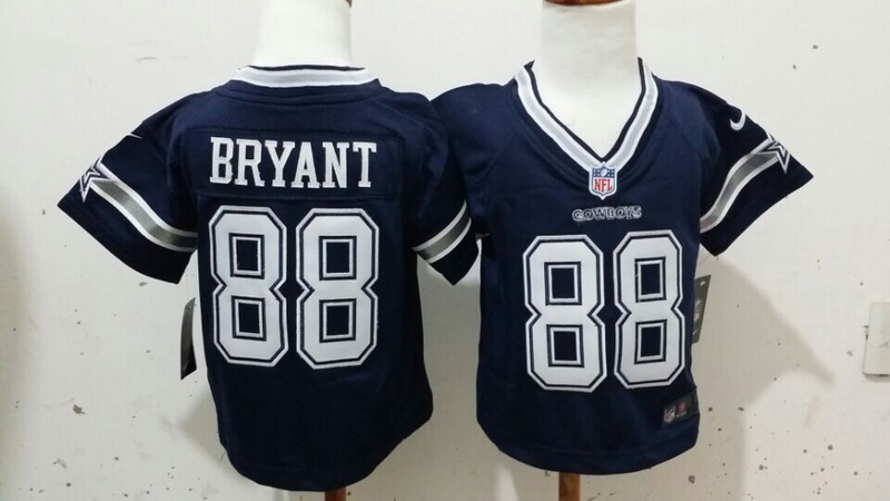 Nike Cowboys 88 Bryant Blue Toddler Jerseys