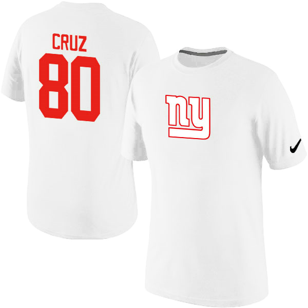 Nike Giants 80 Cruz Paul White Fashion T Shirts