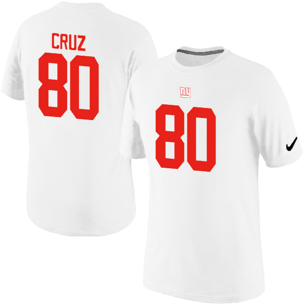 Nike Giants 80 Cruz Paul White Fashion T Shirts2