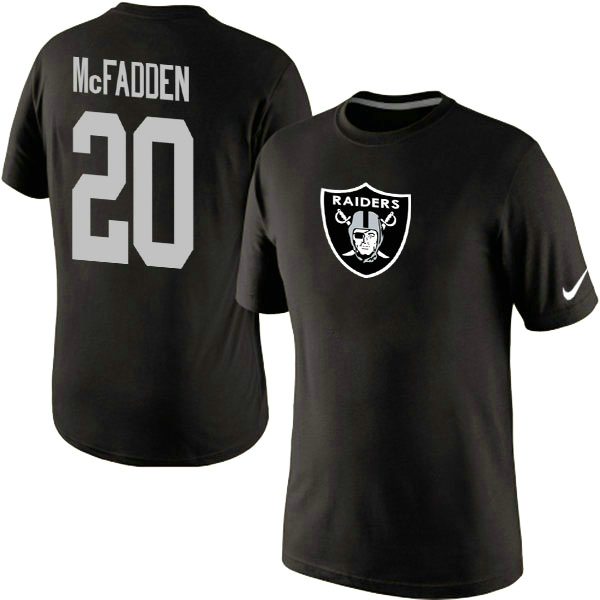 Nike Raiders 20 McFadden Black Fashion Jerseys