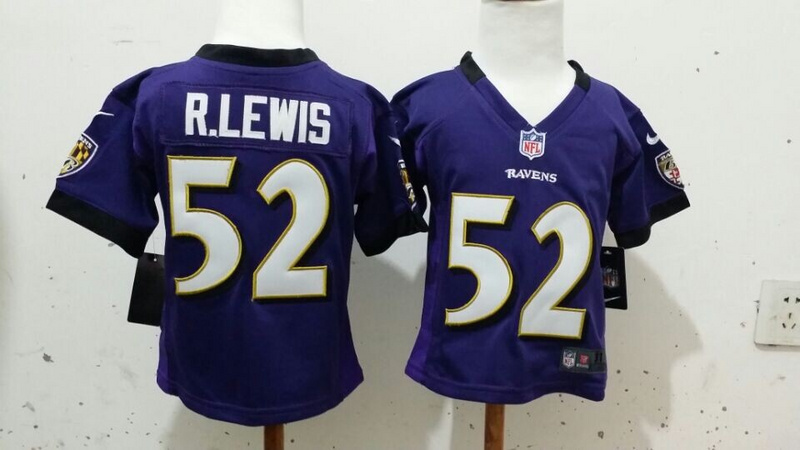 Nike Ravens 50 R.Lewis Purple Toddler Jerseys