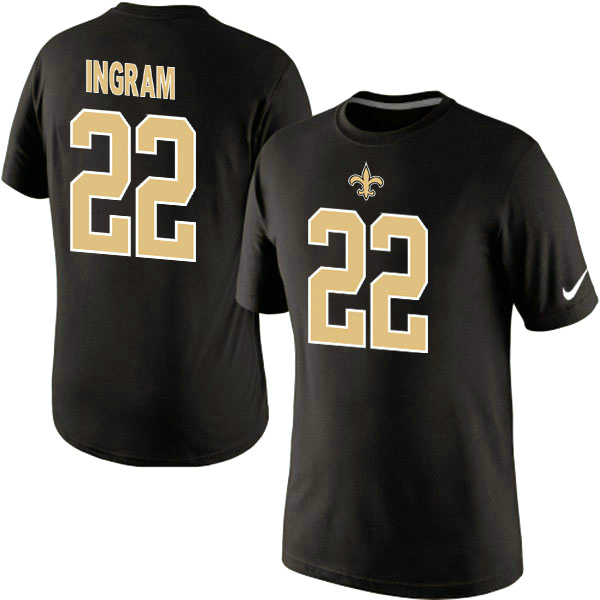 Nike Saints 22 Ingram Black Fashion T Shirts - Click Image to Close
